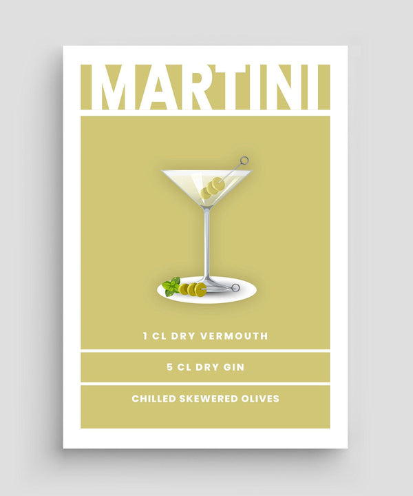 Drinkar - Martini Poster - Project Art