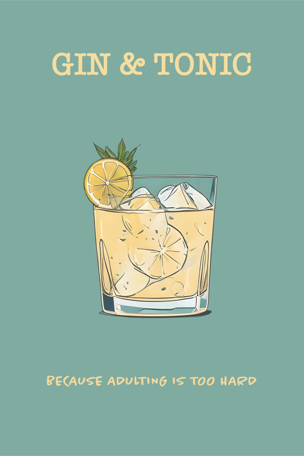 Gin & Tonic Plakat