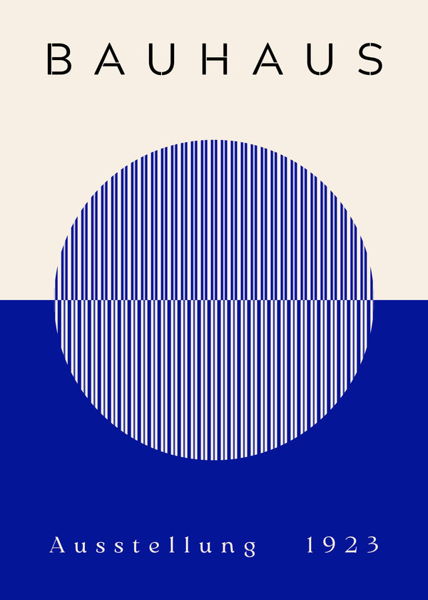 Bauhaus: Striped Sphere poster