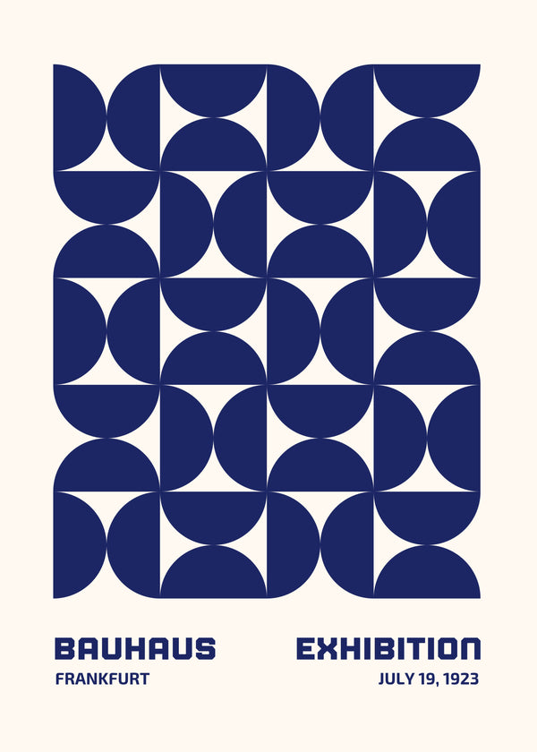 Bauhaus: Geometric Pattern poster