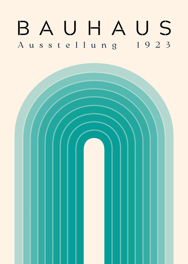 Bauhaus: Teal Arch poster