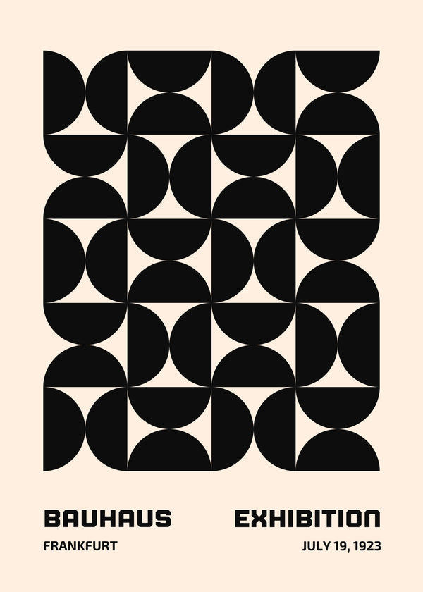 Bauhaus: Black Grid poster