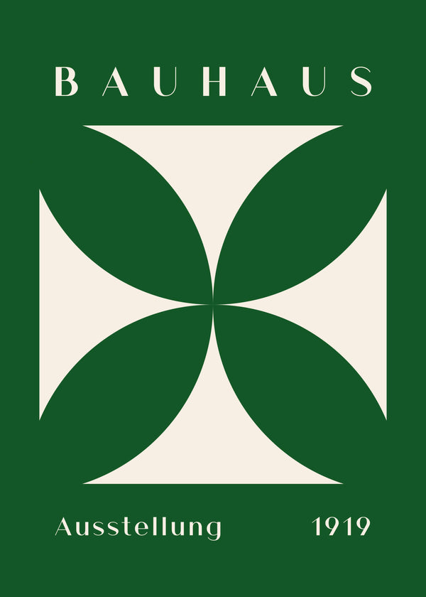 Bauhaus: Geometric Bloom poster