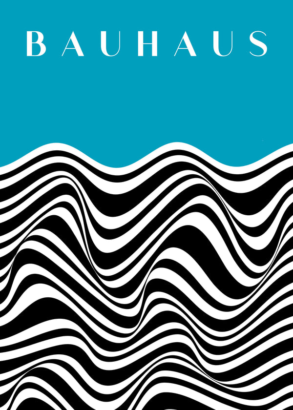 Bauhaus: Blue Wave poster