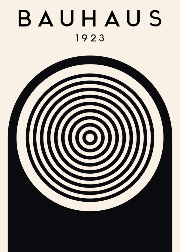 Bauhaus: Resonating Circles poster