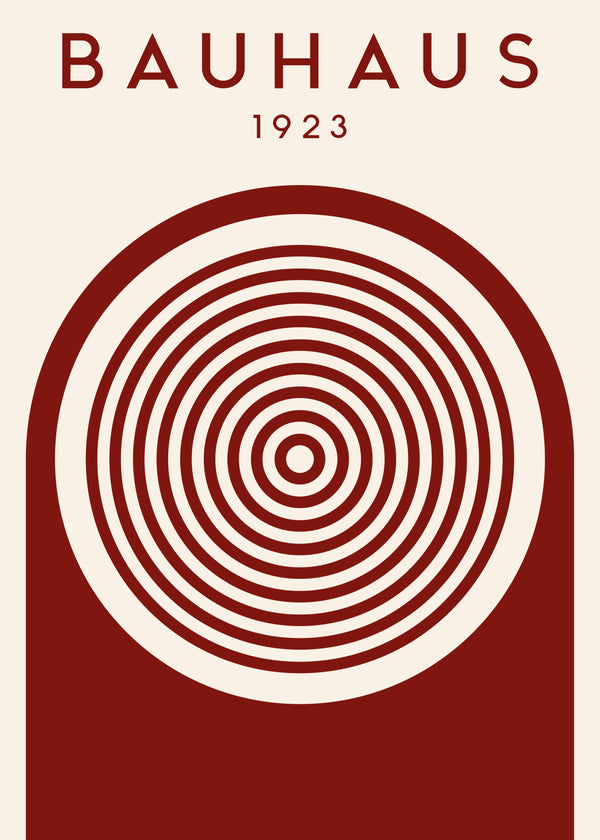 Bauhaus: Resonating Circles No.2 poster