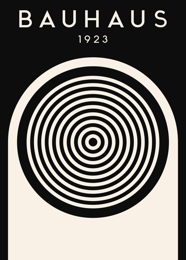 Bauhaus: Resonating Circles No.3 poster