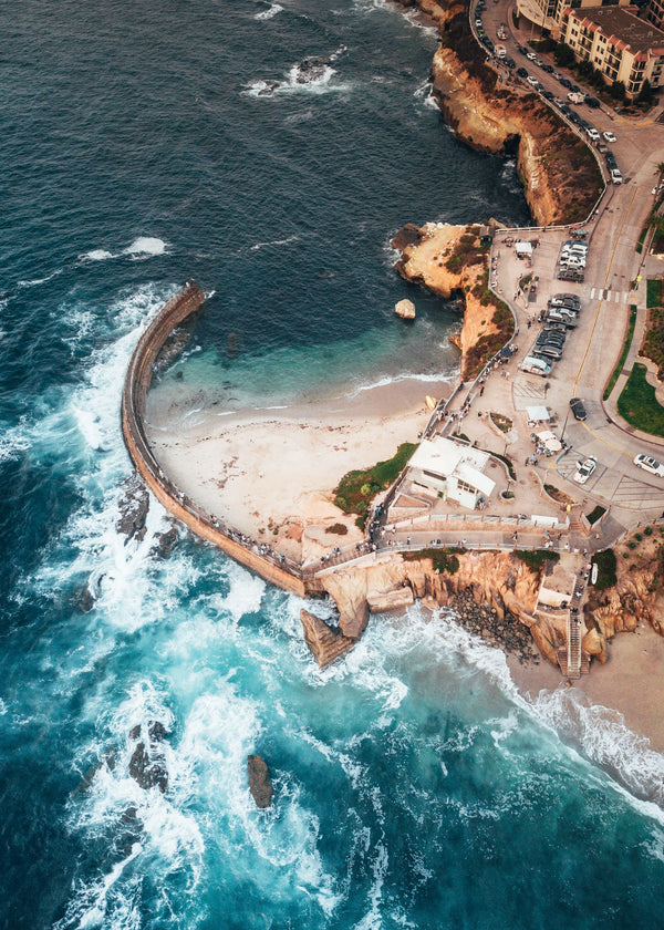 Kalifornien - La Jolla Breakwater Poster