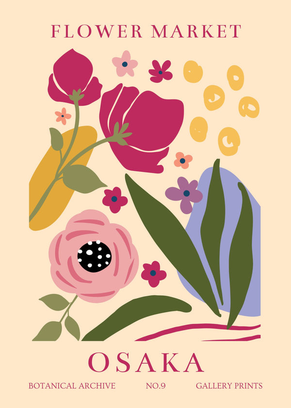 Botanical Archive No.9: Osaka Poster