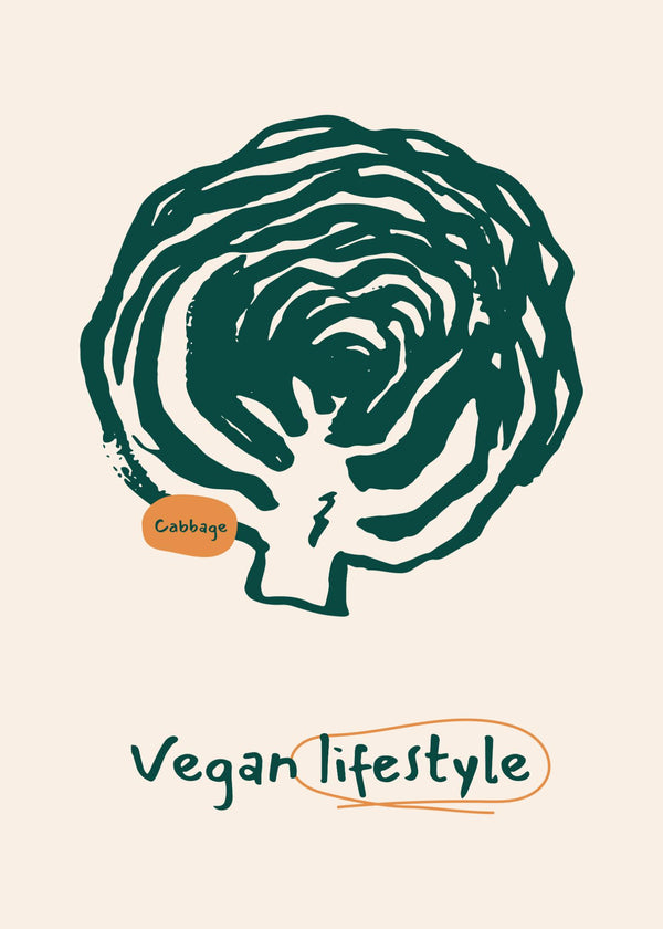 Veganer Lebensstil Poster