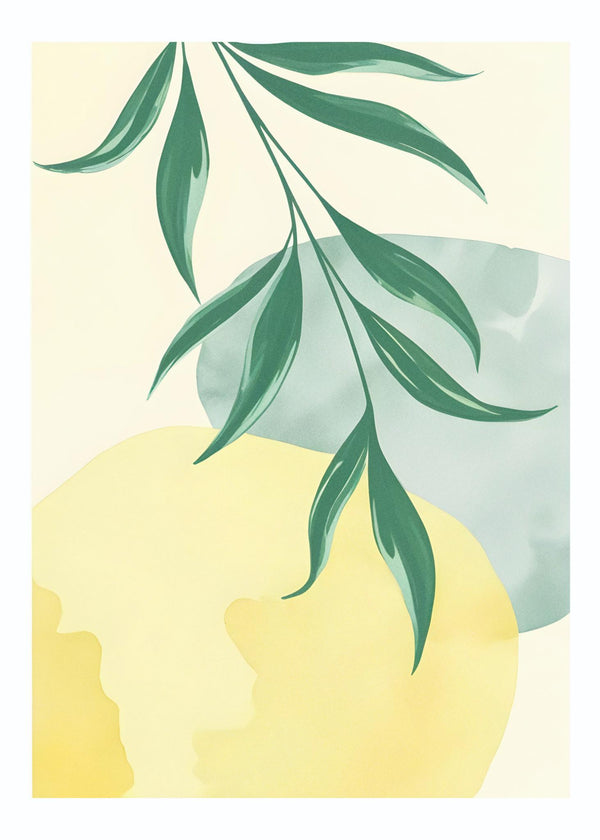 Leafy Serenity Poster