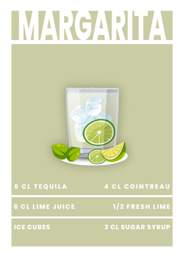 Getränke - Margarita Poster