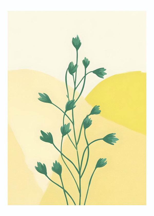 Sunlit Stems Poster