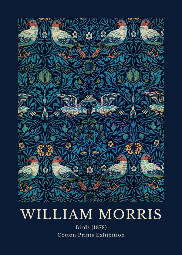 William Morris: Vögel Poster