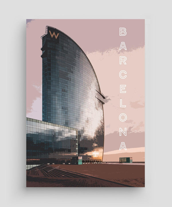 Barcelona - Hotell W Poster - Project Art