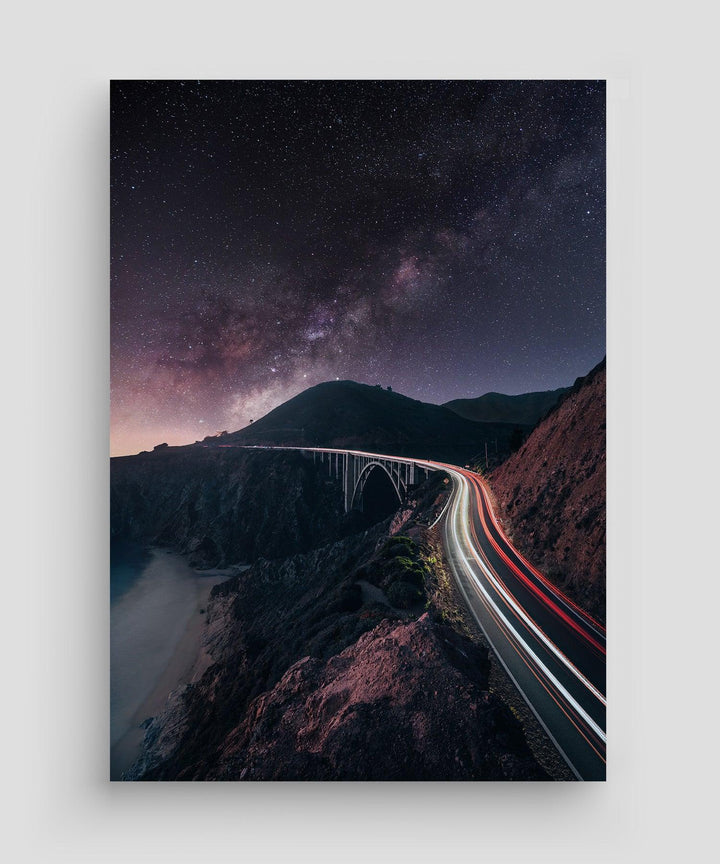 Kalifornien - Bixby Bridge Creek Bridge Poster - Project Art